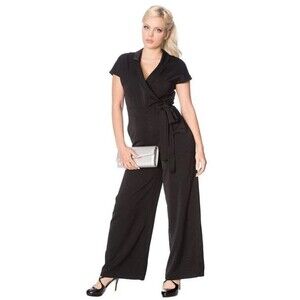 Jumpsuit in Black by Banned Retro
